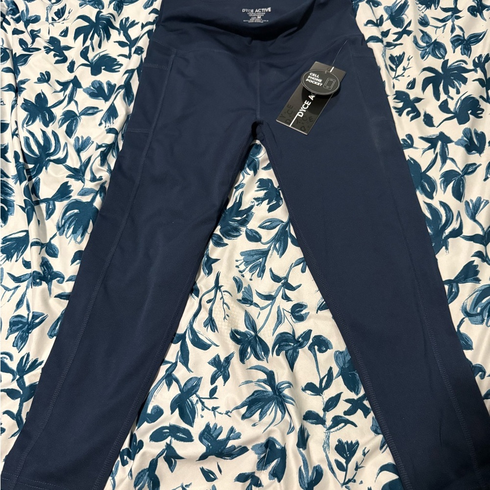 Navy Blue Leggings